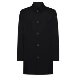 Chaqueta Azul Ligera con Cuello de Camisa