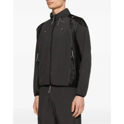 Chaqueta con capucha a rayas Numb