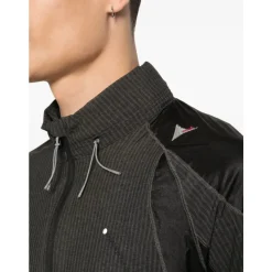 Chaqueta con capucha a rayas Numb