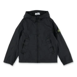 Chaqueta con capucha de nailon