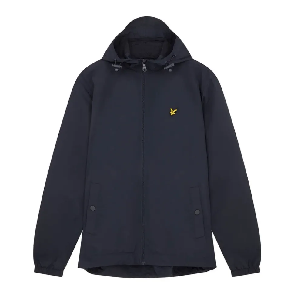 Chaqueta con capucha y cremallera completa
