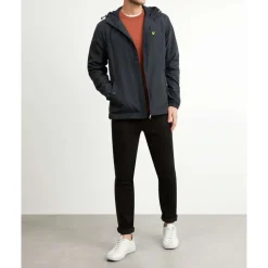 Chaqueta con capucha y cremallera completa