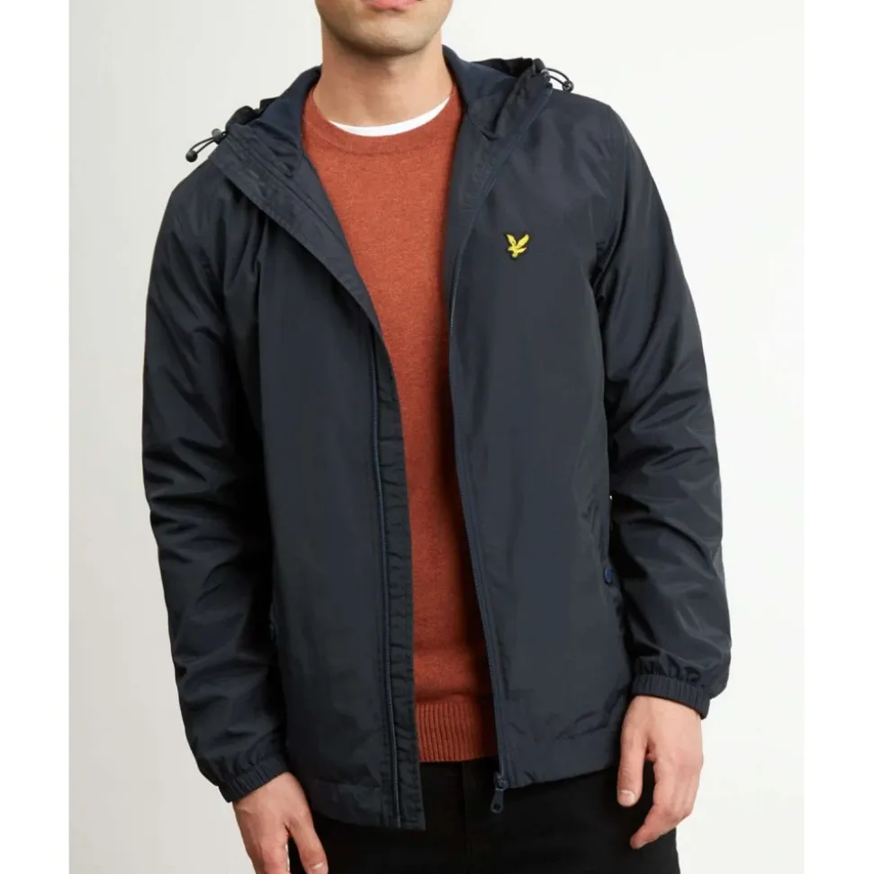 Chaqueta con capucha y cremallera completa
