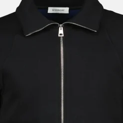 Chaqueta con Cremallera y Bordado Signature