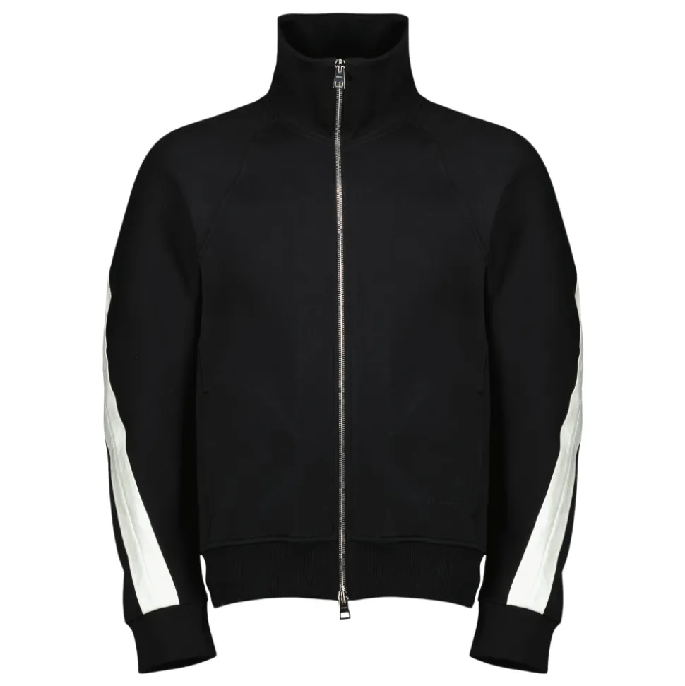Chaqueta con Cremallera y Bordado Signature