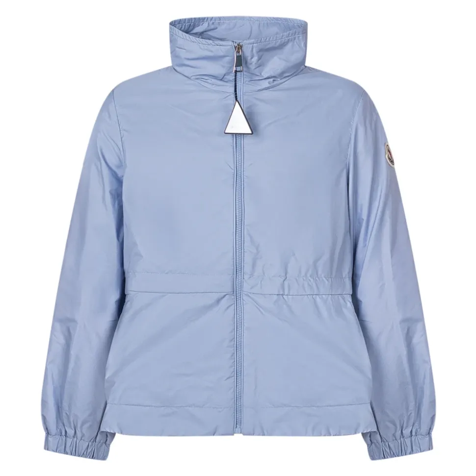 Chaqueta con cremallera y cuello alto