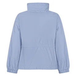 Chaqueta con cremallera y cuello alto
