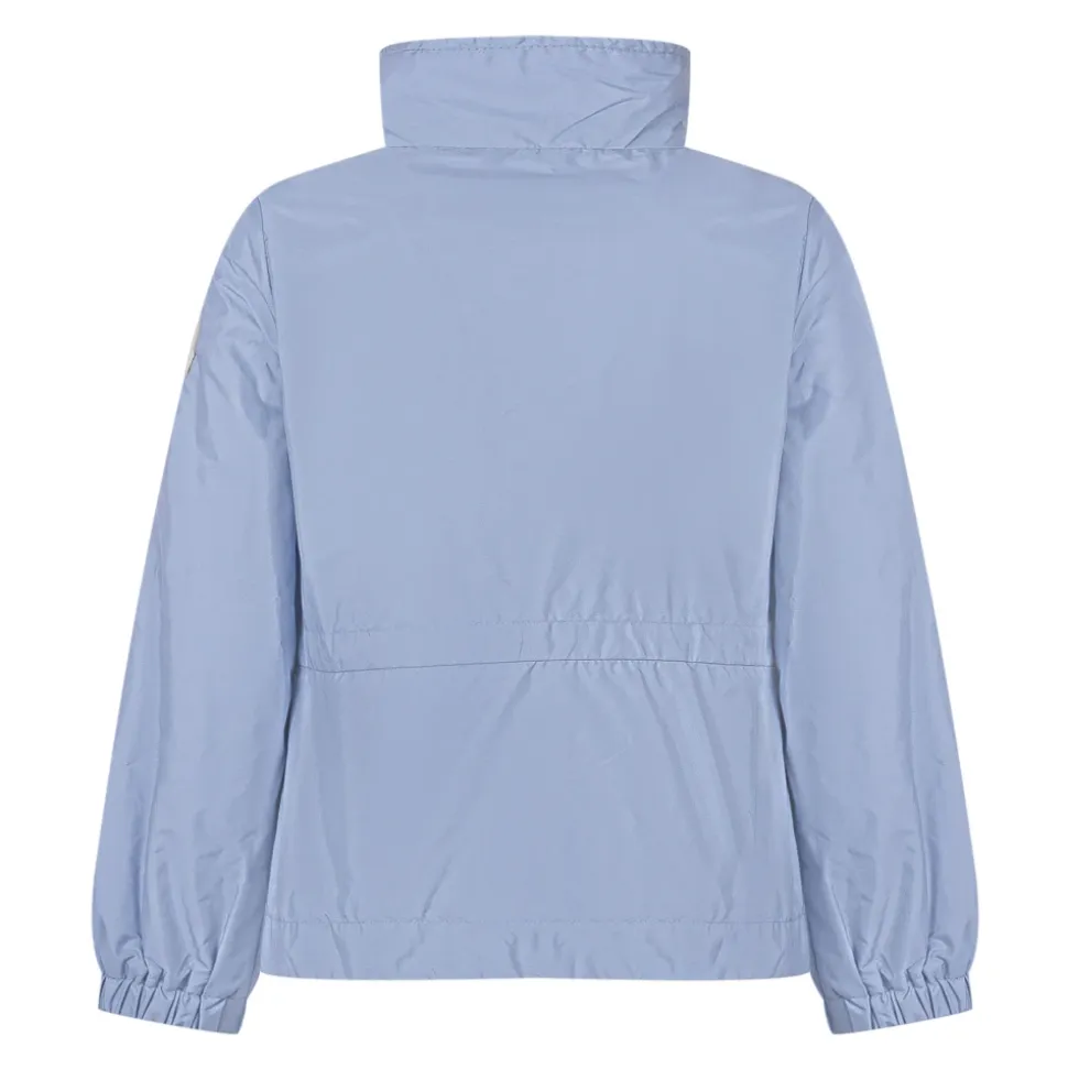 Chaqueta con cremallera y cuello alto