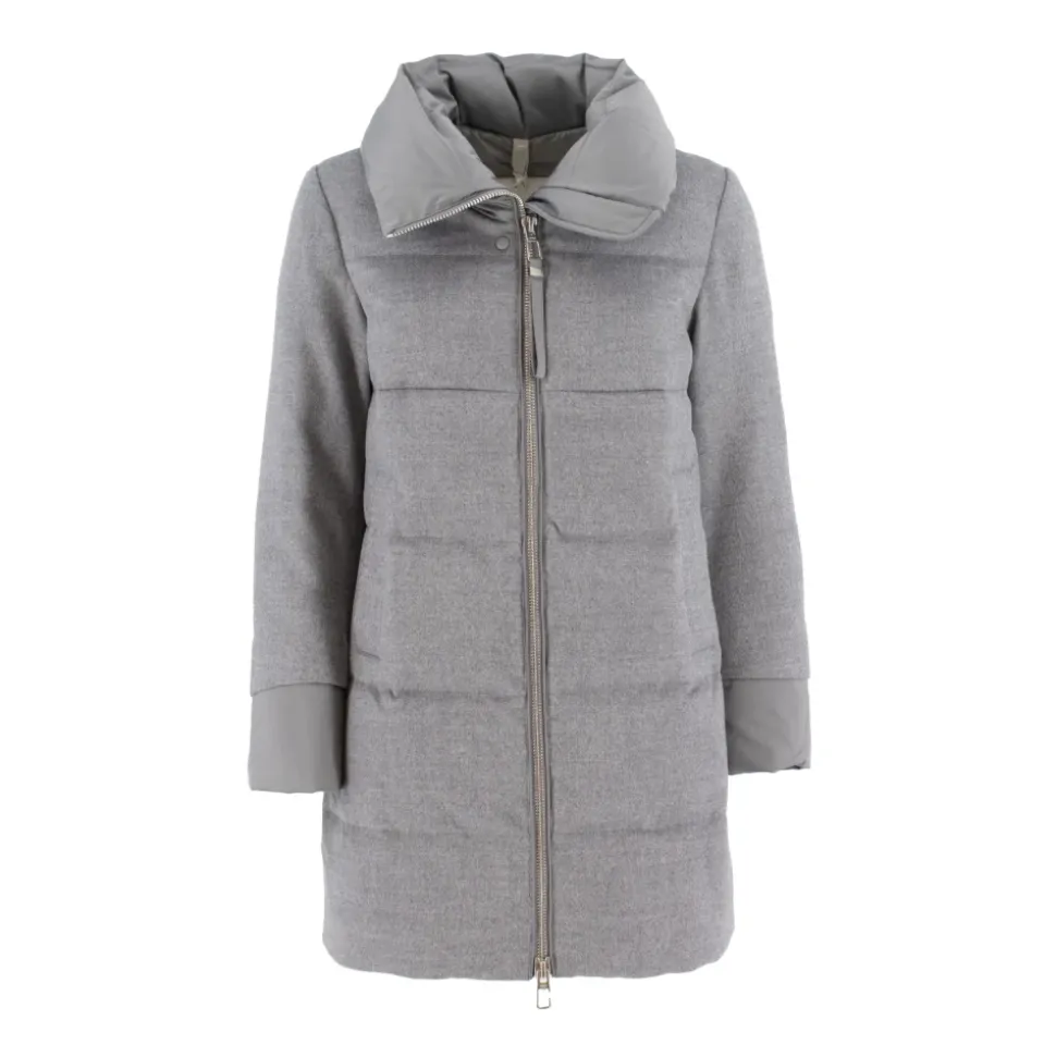 Chaqueta con Cuello Ajustable y Cremallera Metálica