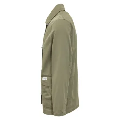 Chaqueta con cuello de palanca