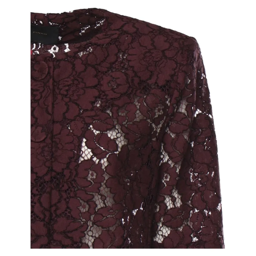 Chaqueta Corta con Detalle de Encaje