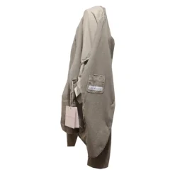 Chaqueta de algodón jersey verde-gris