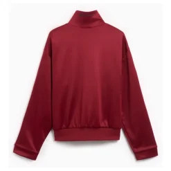 Chaqueta de Chándal Burdeos con Estampado Lateral