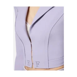 Chaqueta de Crepé Elástico de Doble Capa