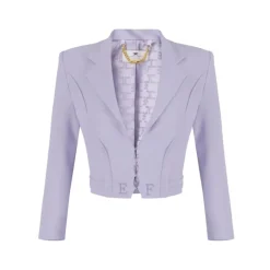 Chaqueta de Crepé Elástico de Doble Capa