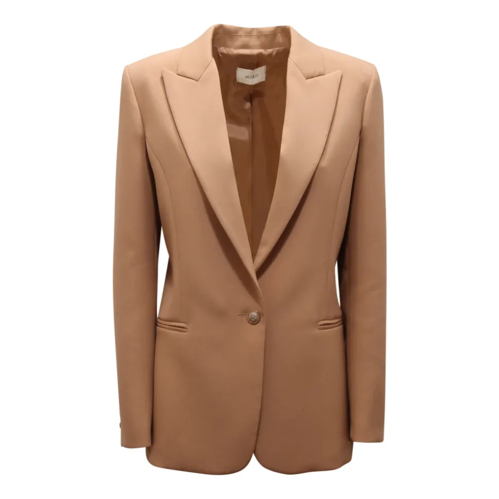 Chaqueta de Estilo Italiano con Forro