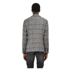 Chaqueta de mezcla de lana Prince of Wales