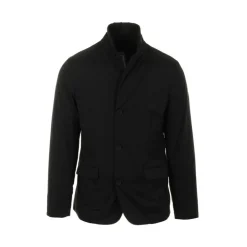 Chaqueta de Poliéster Negra con Cremallera