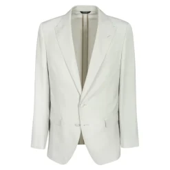 Chaqueta de Popelina de Lana Cruzada