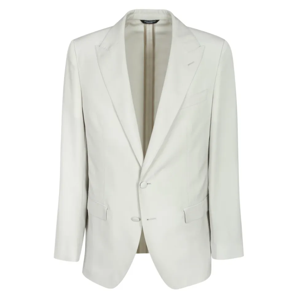 Chaqueta de Popelina de Lana Cruzada
