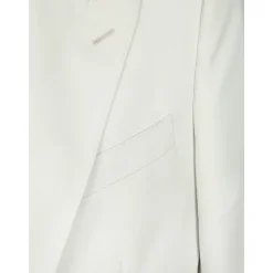 Chaqueta de Popelina de Lana Cruzada