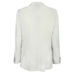 Chaqueta de Popelina de Lana Cruzada