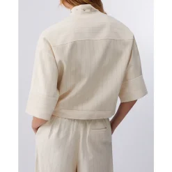Chaqueta de Rayas Diplomáticas con Adornos Joya