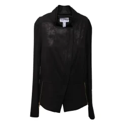 Chaqueta Efecto Ante Textil