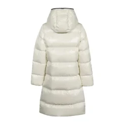 Chaqueta Larga Acolchada con Capucha