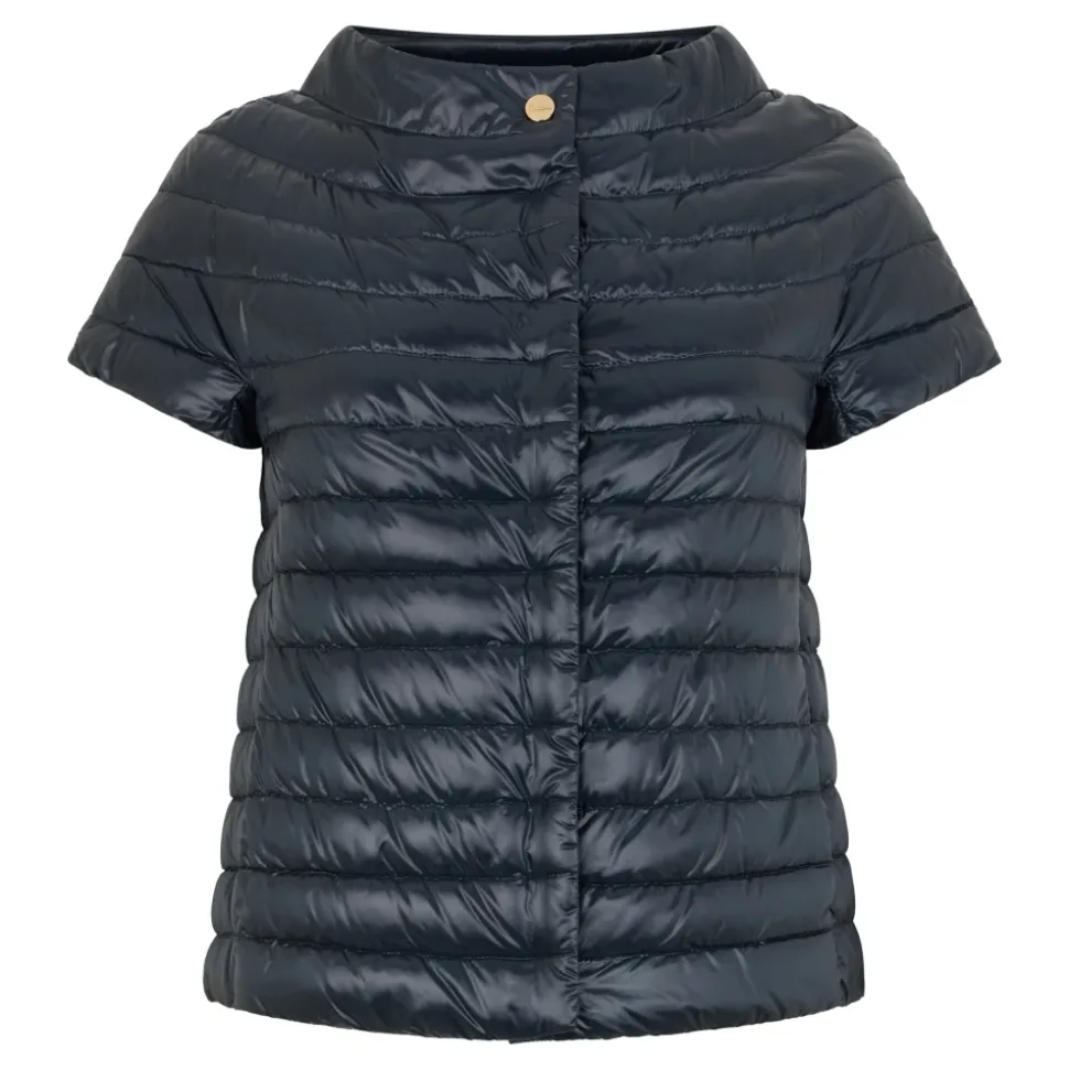 Chaqueta Ligera Acolchada de Manga Corta
