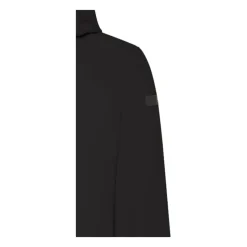 Chaqueta Parka Negra con Tejido Surflex