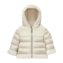 Chaqueta plumas beige Dofi