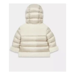 Chaqueta plumas beige Dofi