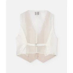 Chaquetas de lino rosa