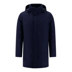Chaqueta técnica de lana con capucha desmontable