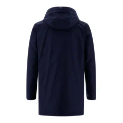 Chaqueta técnica de lana con capucha desmontable