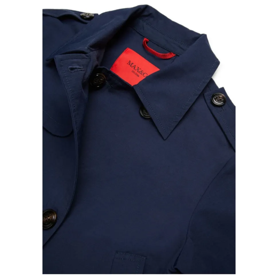 Chaqueta Trench Corta Cruzada