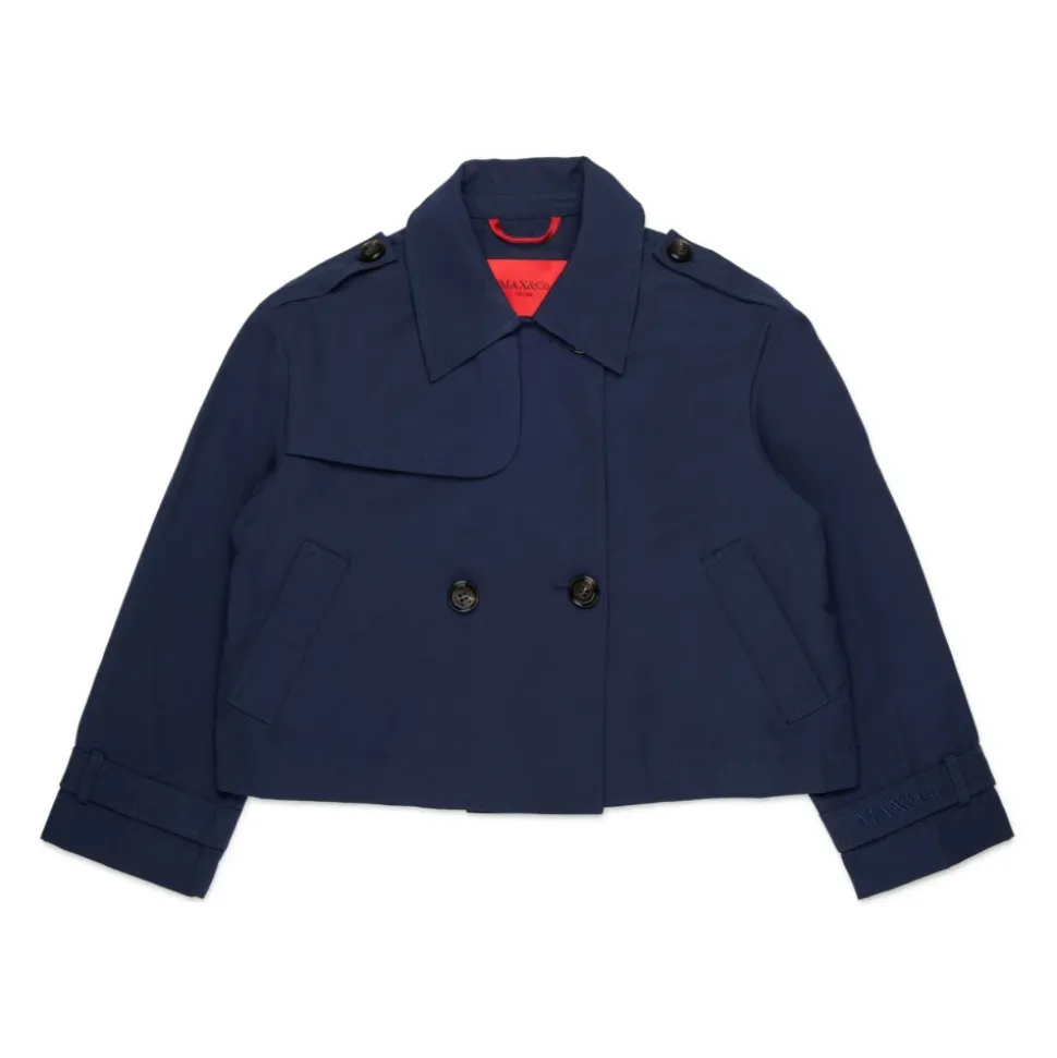 Chaqueta Trench Corta Cruzada