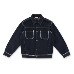 Chaqueta Vaquera con Bordes Deshilachados