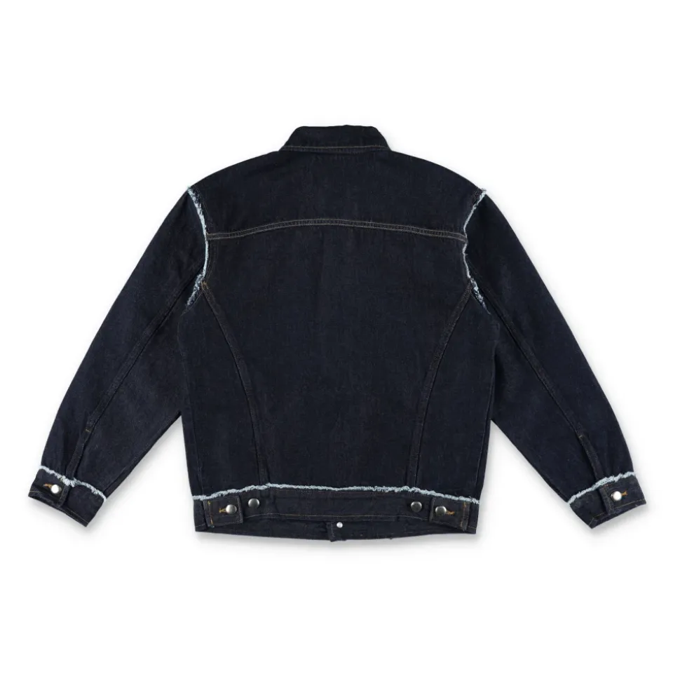 Chaqueta Vaquera con Bordes Deshilachados
