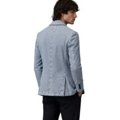 Chaqueta vaquera de un solo pecho