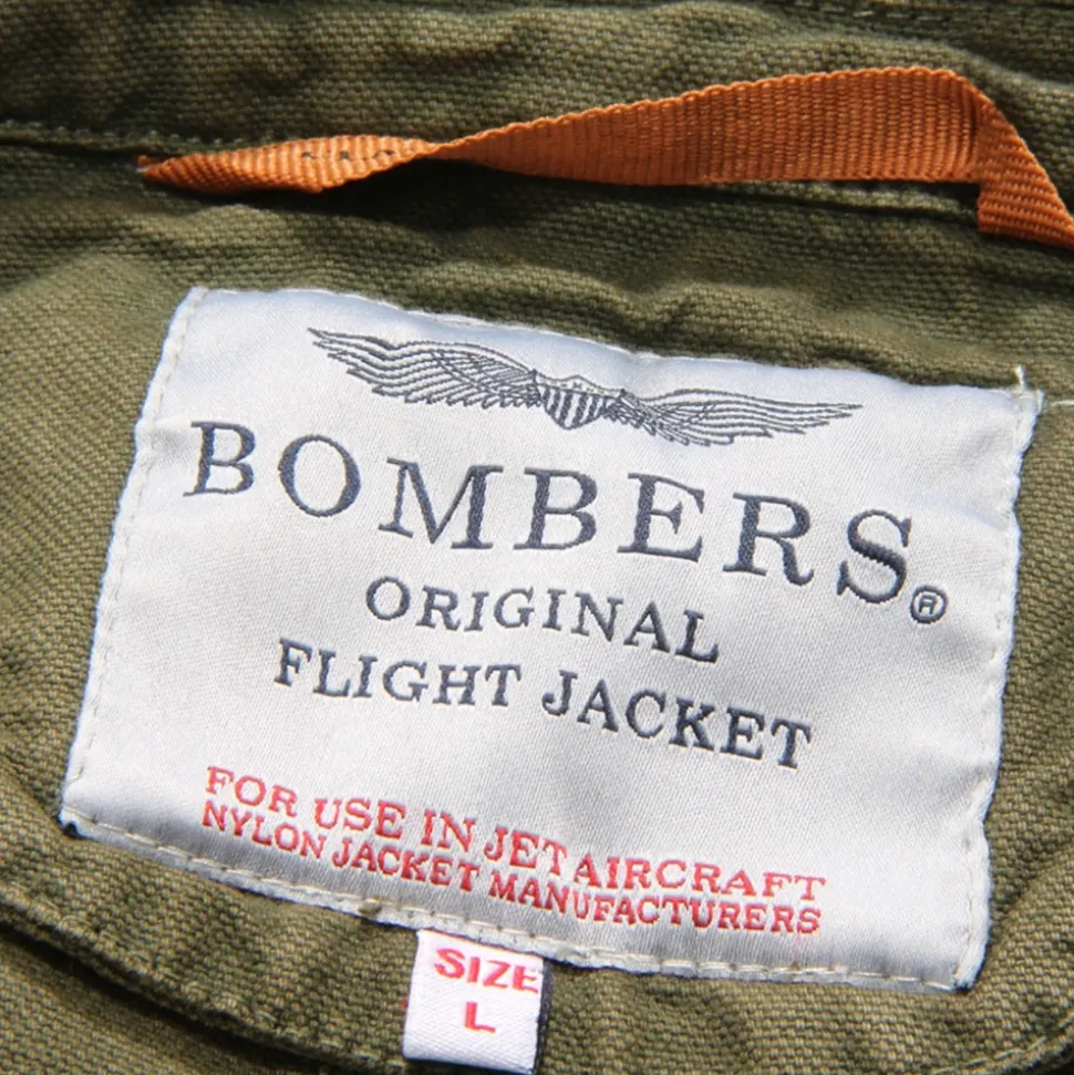 Chaqueta Vintage Estilo Militar Davis Khaki