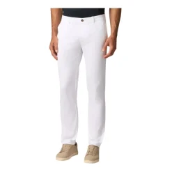 Chino de confort de gabardina de algodón elástico de corte regular