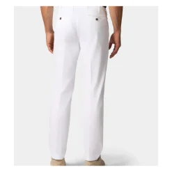 Chino de confort de gabardina de algodón elástico de corte regular