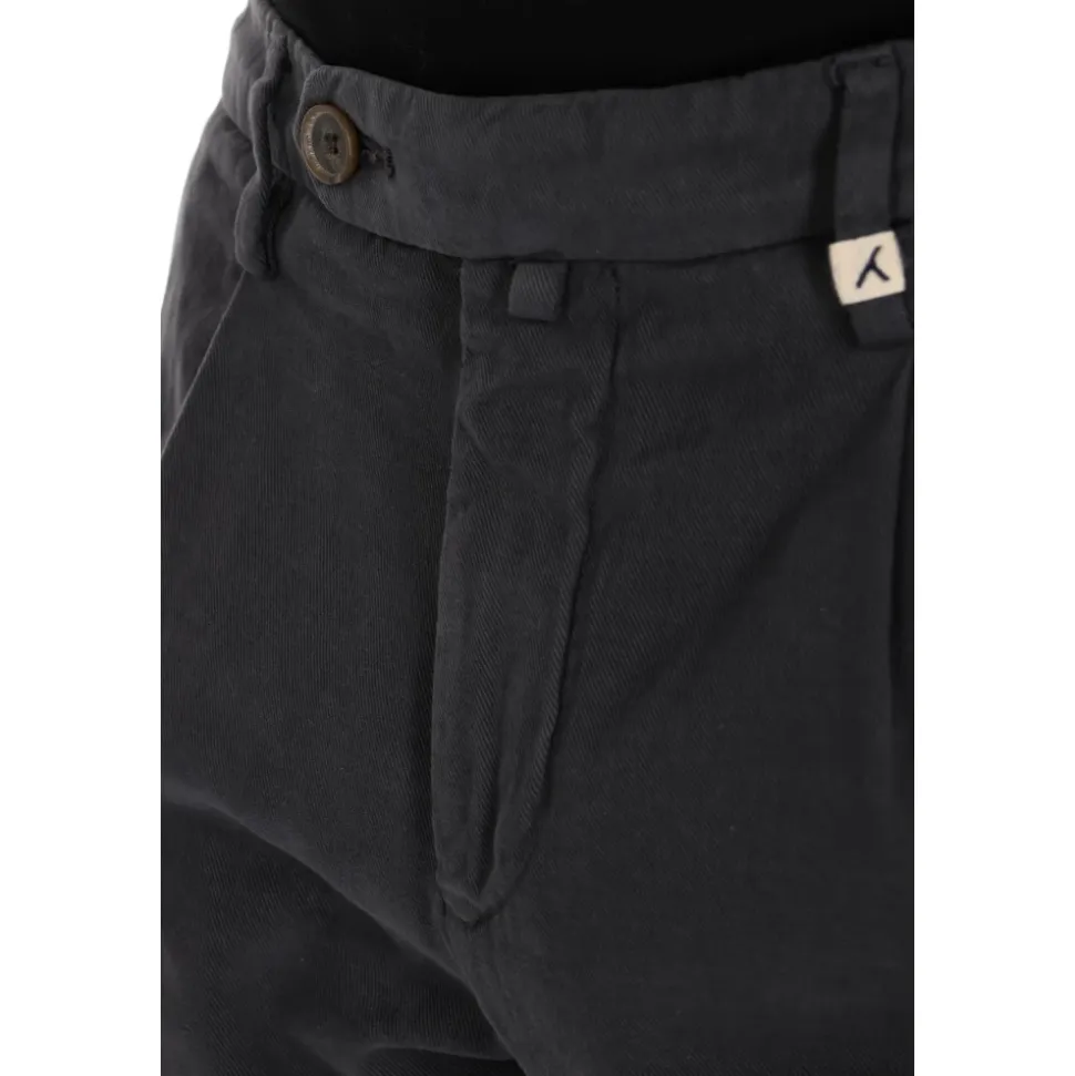 Chinos Grises de Cachemira y Algodón