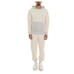 Chándal deportivo con capucha bicolor