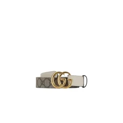 Cinturón de cuero con logo GG