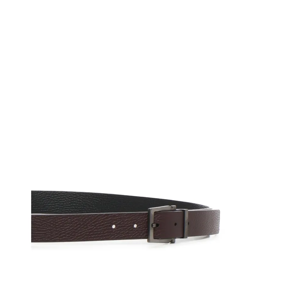 Cinturón Reversible con Hebilla Geométrica
