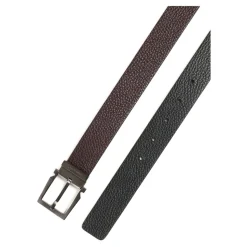 Cinturón Reversible con Hebilla Geométrica