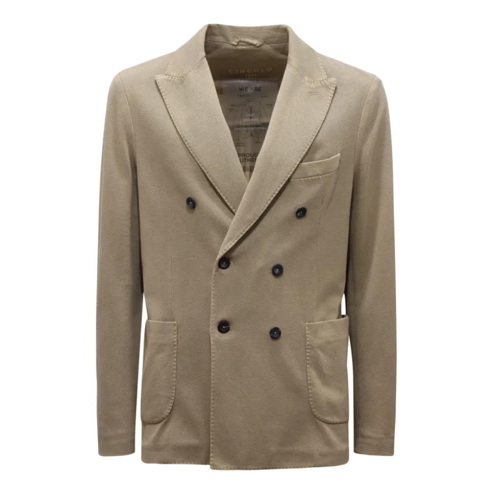CN4697 Doppiopetto Oxford Jacket